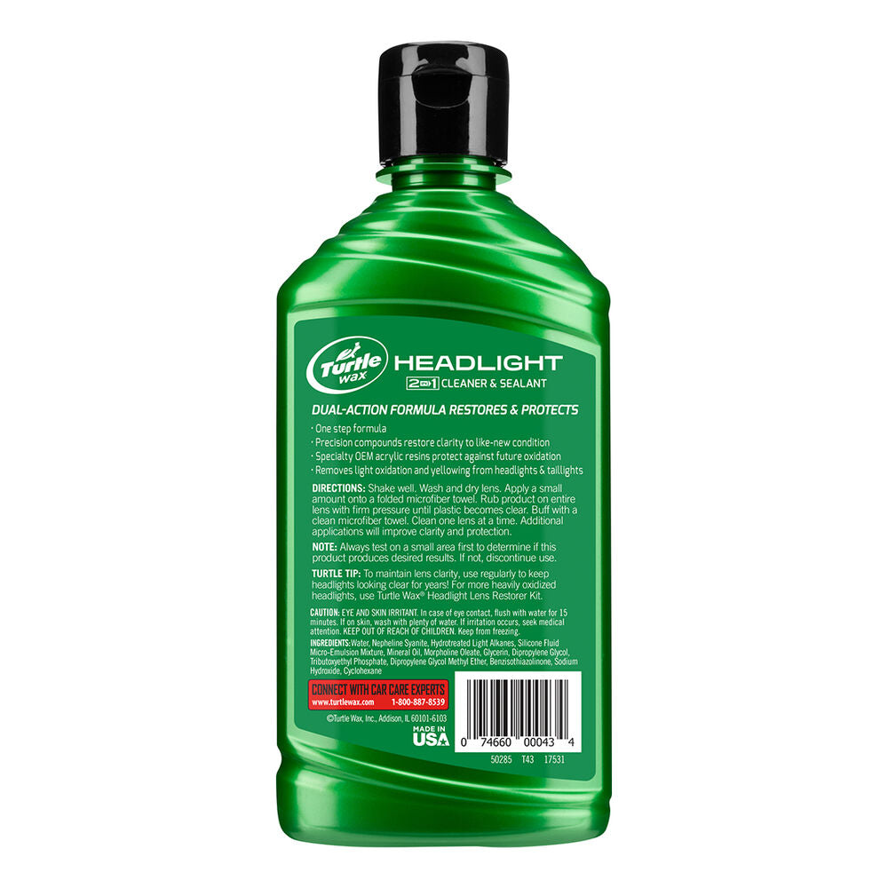 Turtle Wax Headlight Cleaner and Sealant 266 ml