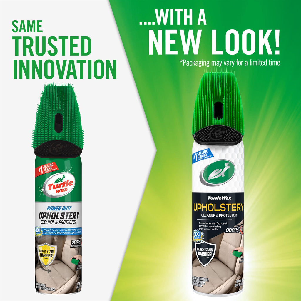 Turtle Wax Power Out Car Upholstery Cleaner & Odour Eliminator 510g