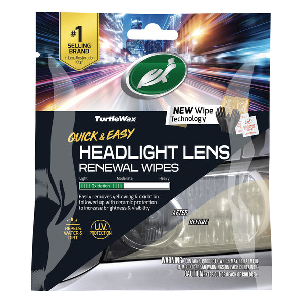 Headlight Lens Renewal Wipes