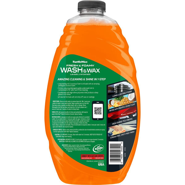 Turtle Wax Fresh Foamy Wash and Wax 1.42L
