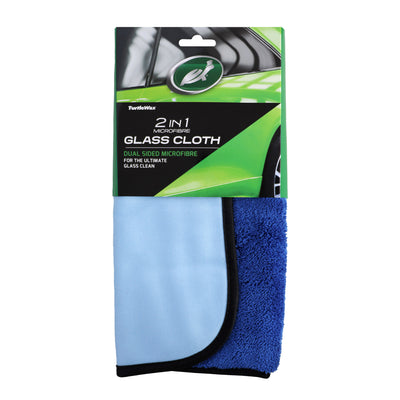 Turtle Wax 2-in-1 Microfibre Glass Cloth