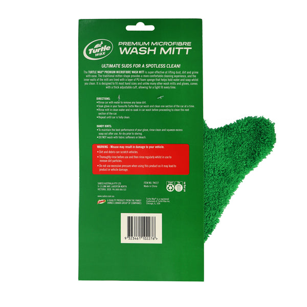 Turtle Wax Premium Microfibre Wash Mitt
