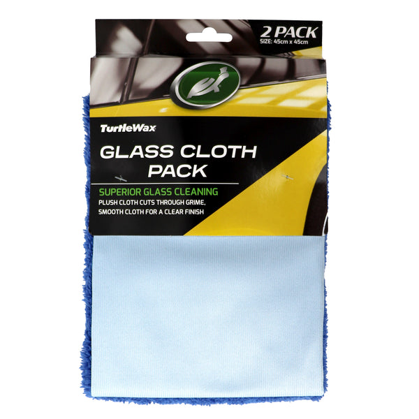 Turtle Wax Glass Cloth 45x45cm 2PK