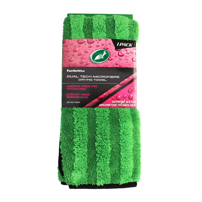 Turtle Wax Dual Tech Microfibre Drying Towel 80x50cm
