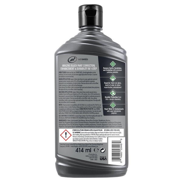 Hybrid Solutions Ceramic Acrylic Black Polish 414ml