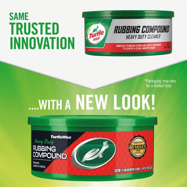 how to use turtle wax heavy duty rubbing compound