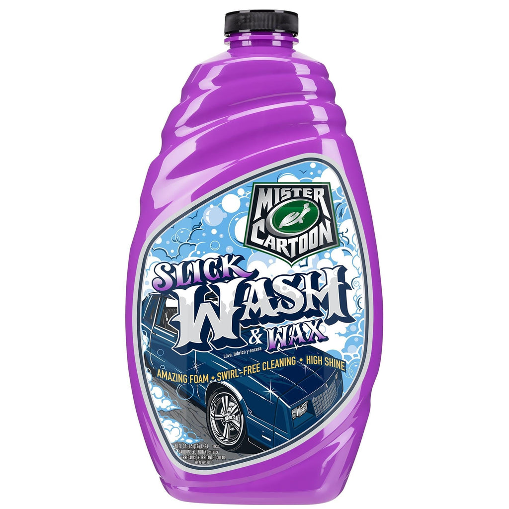 Slick Wash & Wax 1.42L Car Wash Turtle Wax x Mister Cartoon